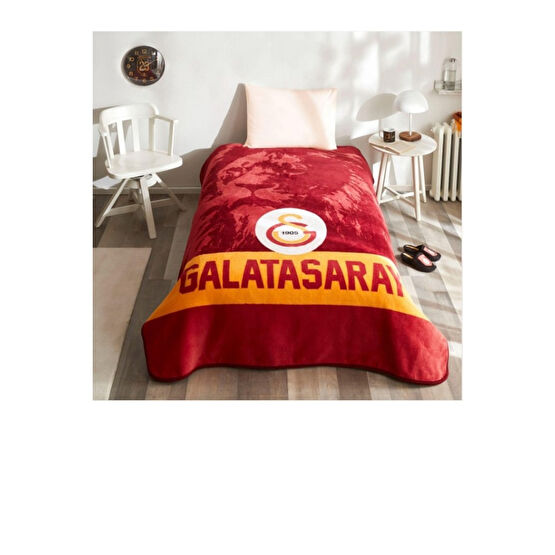 Taç Galatasaray Aslan Lisanslı Battaniye 160 x 220 Beden Battaniye Fiyatı