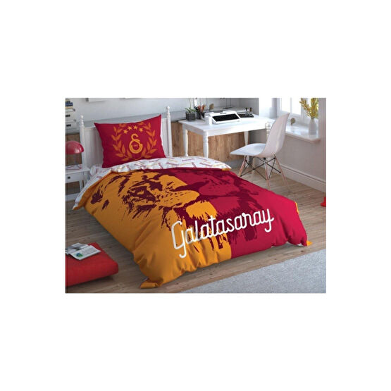 Taç Galatasaray Aslan Tek Kişilik Lisanslı Nevresim Takımı Tek Kişilik Beden Nevresim Takımı Fiyatı