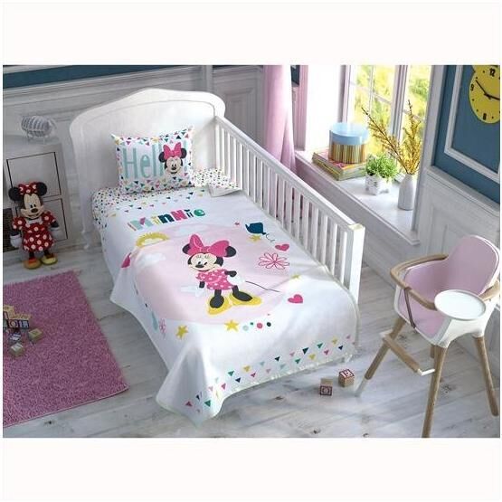 Taç Minnie Mouse Color Bebek Pike Takımı