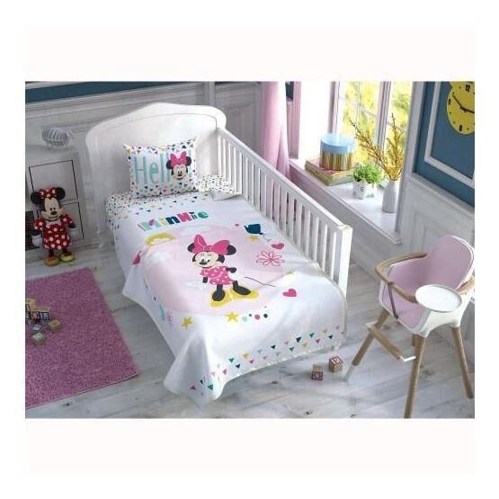 Taç Minnie Mouse Color Bebek Pike Takımı