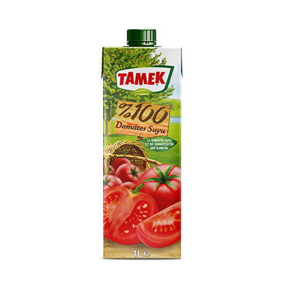 Tamek %100 Domates Suyu 1 Litre Limonata ve Meyve suyu Fiyatı