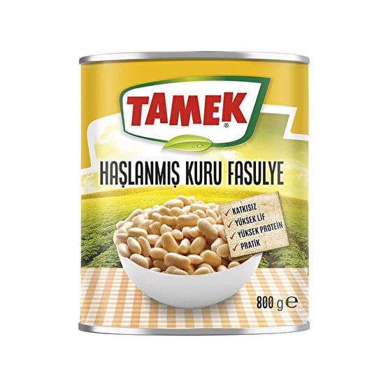 Tamek Haşlanmış Fasulye 800 Gr Konserve Fiyatı