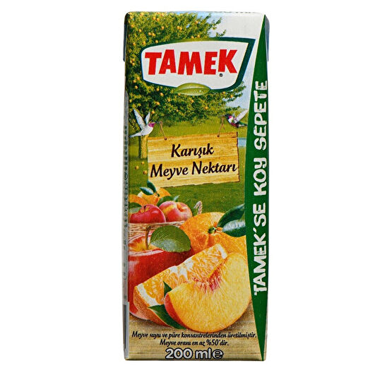 Tamek Karışık Nektar 200 ml Limonata ve Meyve suyu Fiyatı