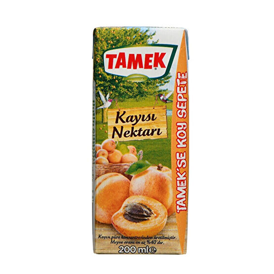 Tamek Kayısı Nektarı 200 ml Limonata ve Meyve suyu Fiyatı