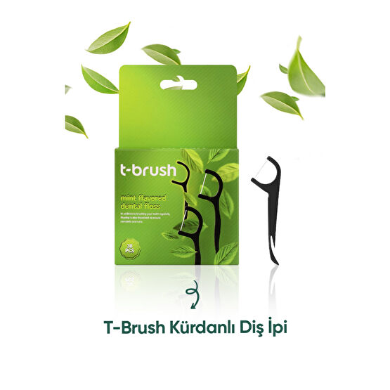 TBRUSH Kürdanlı Diş İpi – 30 adet Diş İpleri Fiyatı