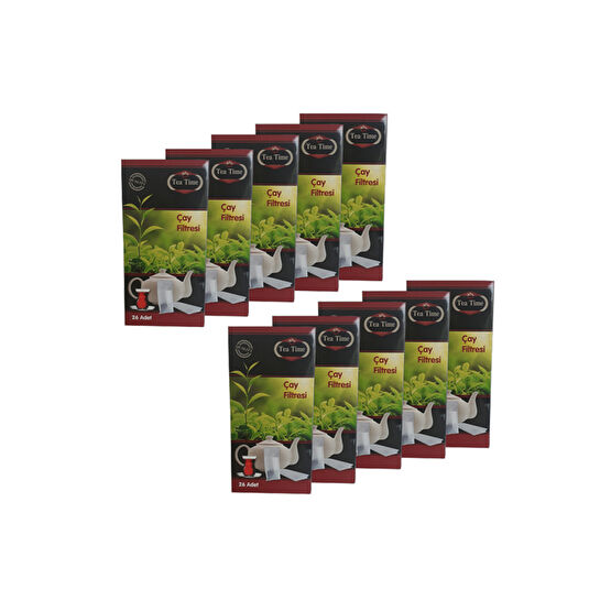 TEA TIME Çay Demleme Poşeti (çay Filtresi) *10 Paket* (260 Poşet) Çay Fiyatı
