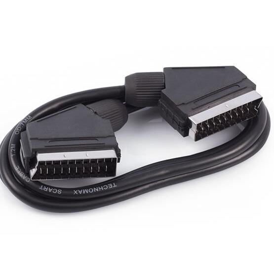 Technomax TM-4019 1.2 mt 7 mm Scart Kablo