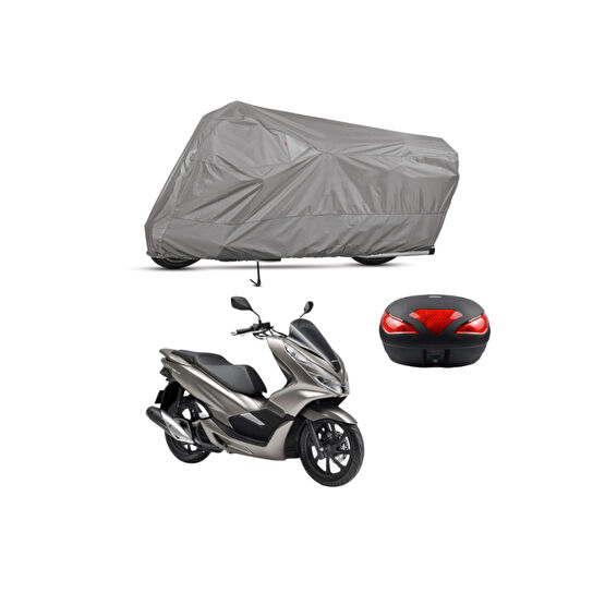 Teksin Honda Pcx 125 Arka Çanta Uyumlu Motosiklet Brandası Motor Brandası (a++kalite) Motorsiklet Brandaları Fiyatı