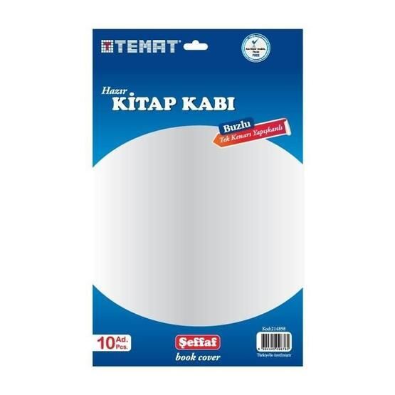 Temat 10'lu Yeşil Tek Kenarı Yapışkanlı Defter Kabı