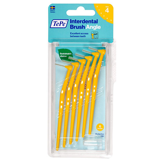 TePe Angel Arayüz Fırçası Sarı 0.7 Mm 6 Lı