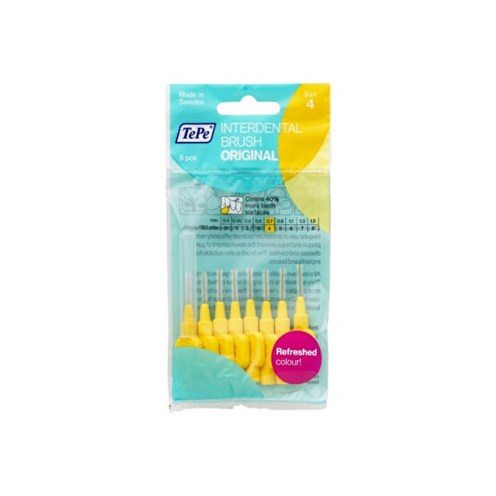 TePe Interdental Brush Arayüz Fırçaları 0.7 Mm Sarı 8 Li Diş Fırçaları Fiyatı