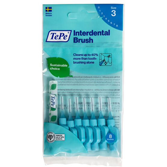 TePe Mavi 0.6mm Arayüz Fırçası Diş Fırçaları Fiyatı
