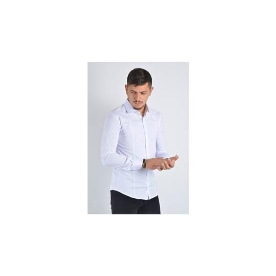Terapi Man 7Y-4300105-01 Beyaz Slim Fit Erkek Gömlek