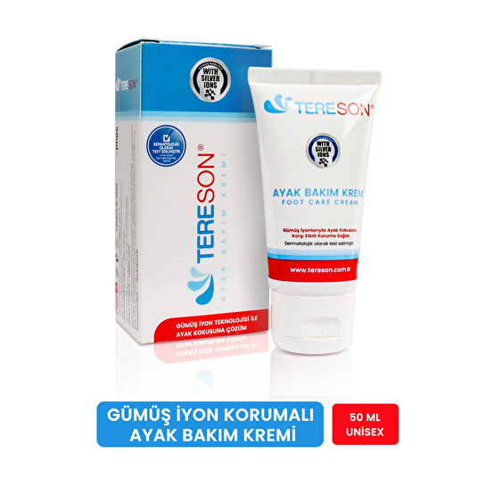Tereson Koku Karşıtı Ayak Bakım Kremi 50 Ml (gümüş Iyon Korumalı )