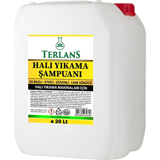 Terlans Halı Yıkama Şampuanı 20 lt Halı Şampuanı Fiyatı