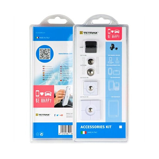 Tetrax Yedek Clip Set Beyaz - T10900W (Araç İçi Tutucular İçin) Cep Telefonu Tutucu Fiyatı