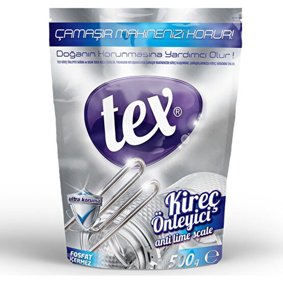Tex Kireç Önleyici Doğa Dostu 500 gr Çamaşır Makinesi Ürünleri Fiyatı