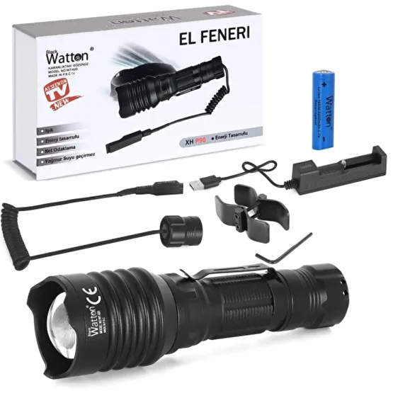Tg-10 Sarjli Profesyonel Av Feneri  Wt-620 El Feneri Fiyatı