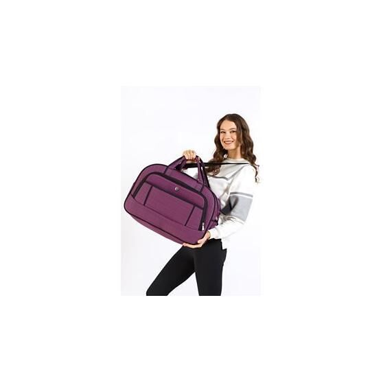 TH Bags TH100975 Mor Siyah Kadın Seyahat Çantası
