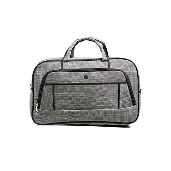 TH Bags TH100985 Açık Gri Siyah Kadın Seyahat Çantası