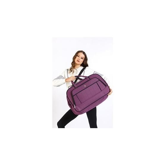 TH Bags TH100985 Mor Siyah Kadın Seyahat Çantası