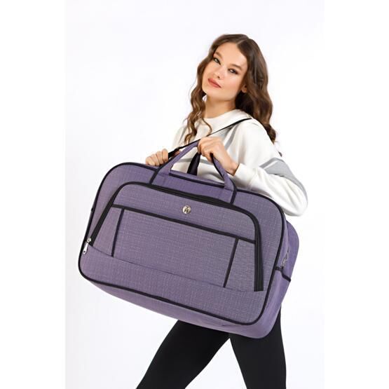 TH Bags TH100985 Mor Siyah Kadın Seyahat Çantası Seyahat Çantası Fiyatı