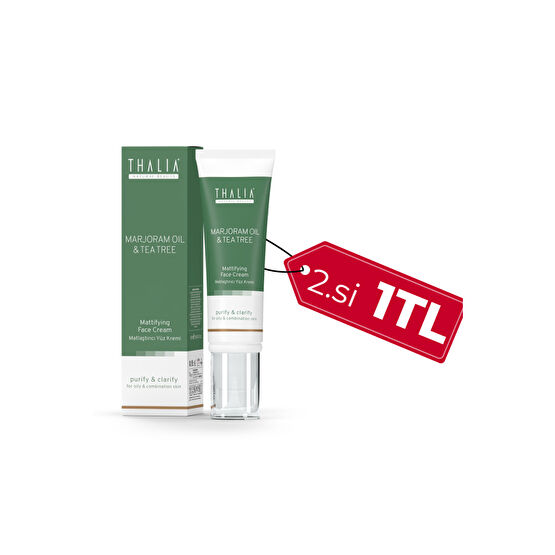 Thalia Akne Gidermeye & Gözenek Sıkılaştırmaya Yardımcı Marjoram Yüz Bakım Kremi 50ml Cilt ve Yüz Bakımı Fiyatı