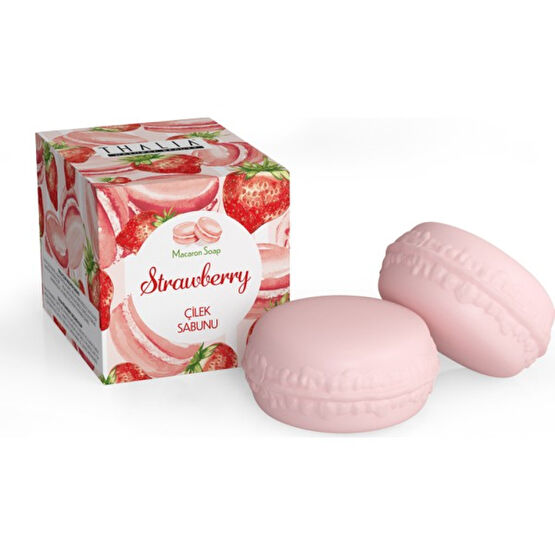 Thalia Çilek Macaron Sabunu - 100 gr Sabunlar Fiyatı