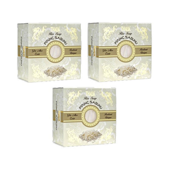 Thalia Doğal Pirinç Proteinli Sabun  150 gr 3 Adet Sabunlar Fiyatı