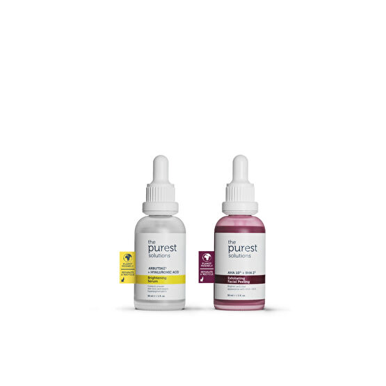 The Purest Solutions Aha Bha Ve Arbutinli Içerikli Aydınlanmaya Yardımcı Cilt Bakım Seti Cilt Temizleme ve Peeling Fiyatı