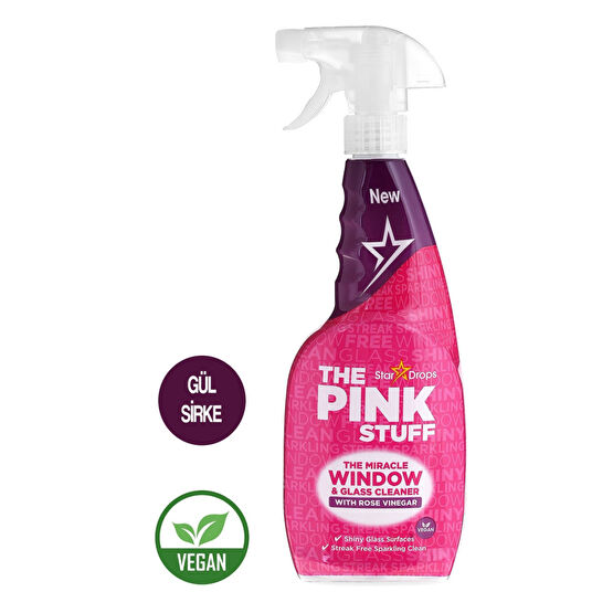 ThePinkStuff Mucizevi Vinegar Cam Temizleyici 750ml Parlatıcı ve Temizleyiciler Fiyatı
