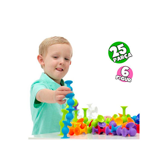 ThinkMaster Vakum Molekül 25 Parça Yapı Taşları Fidget Duyusal Eğitici Oyuncak Squigz Legolar ( Yapım Oyuncakları ) Fiyatı