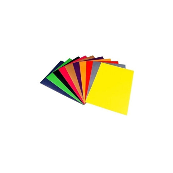 Ticon 50x70 Cm Fon Kartonu 10 Renk 10 Adet Set Kampanyalı