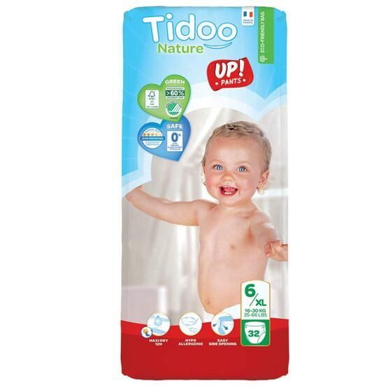 Tidoo Hipoalerjenik-Ekolojik 6 Numara Jumbo Junior 16-30 kg Alıştırma Külodu
