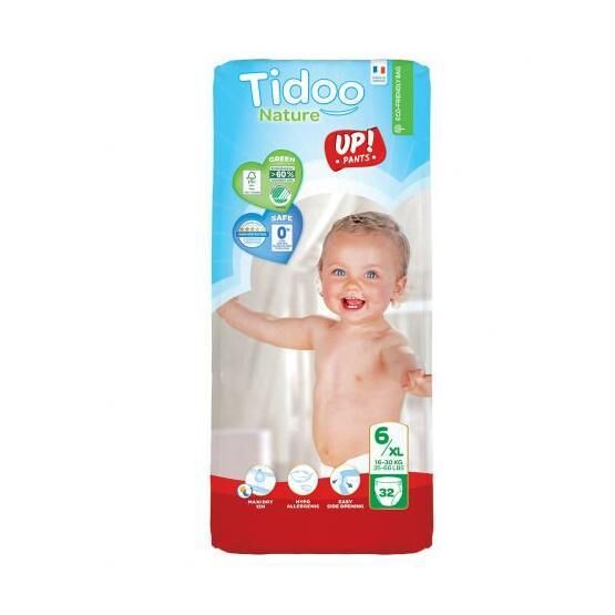 Tidoo Hipoalerjenik-Ekolojik 6 Numara Jumbo Junior 16-30 kg Alıştırma Külodu