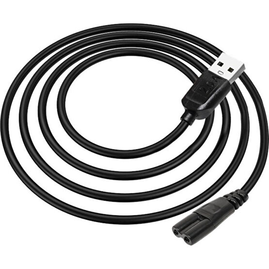 Tıraş Makinesi Şarj Kablosu C7 To USB 1.5mt Siyah Polaxtor Oto Teypleri Fiyatı