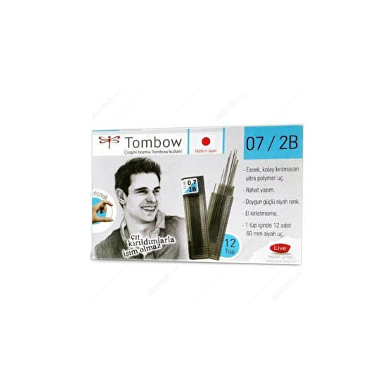 Tombow 0.7 Kurşun Kalem Ucu 12 Li Tüp Krmclass?c Kurşun Kalem Ucu (Min) Fiyatı