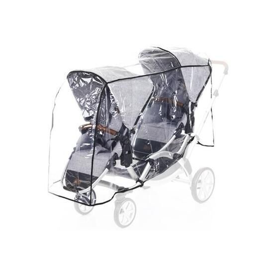 Tommybaby Arka Arkaya İkiz Bebek Arabası Yağmurluğu