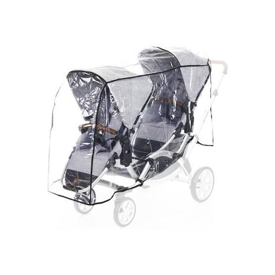 Tommybaby Arka Arkaya İkiz Bebek Arabası Yağmurluğu
