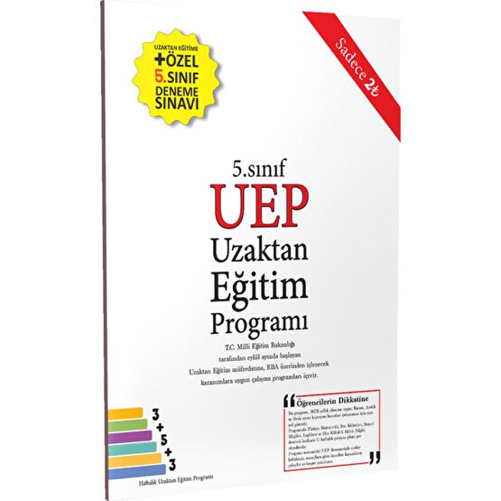 Tonguç Akademi 5.Sınıf Uep Uzaktan Eğitim Programı Tüm Dersler Fiyatı