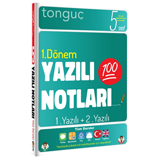 Tonguç Akademi Yayınları 5. Sınıf Yazılı Notları 1. Dönem 1 Ve 2. Yazılı