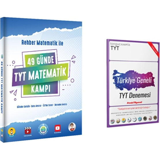 Tonguç Rehber Matematik ile 49 Günde TYT Matematik Kampı Temel Yeterlilik Testi (TYT) Fiyatı