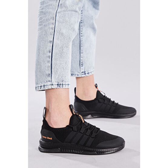 Tonny Black Unisex Siyah Spor Ayakkabı Tbqnt 36 Beden