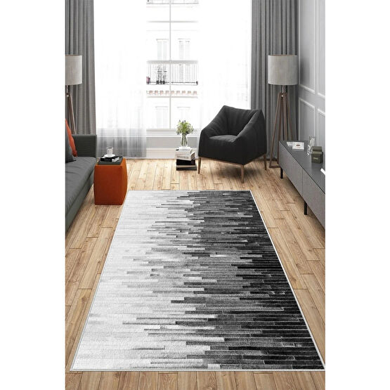Toronto Home Kesme Halı Desenli Dijital Baskı Yıkanabilir Kaymaz Taban İnce Salon Mutfak Çocuk Halısı Yolluk 40 x 60 Beden Kilim Fiyatı