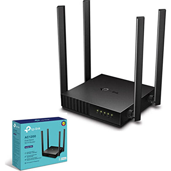 Tp-Lınk ARCHER-C54 1200MBPS 4x Lan + 1x Wan Kablosuz-Ethernet Dual-Band Router Router Fiyatı