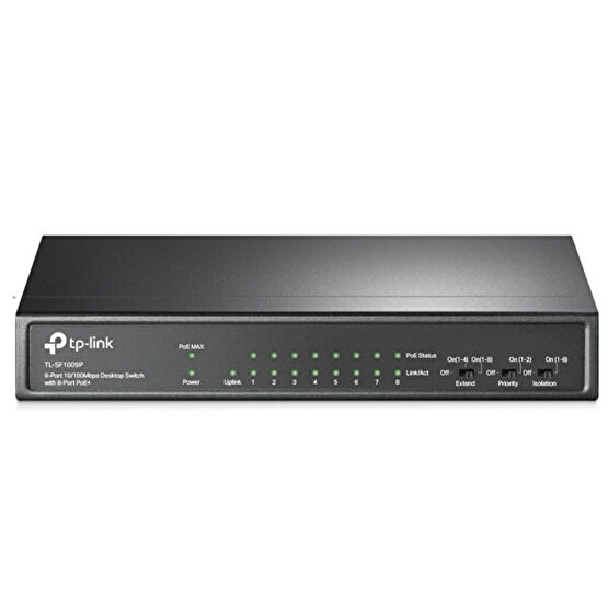 TP-Link Tl-Sf1009P 9 Port 10/100 Mbps Yönetilemez Switch USB & Firewire Ürünleri Fiyatı