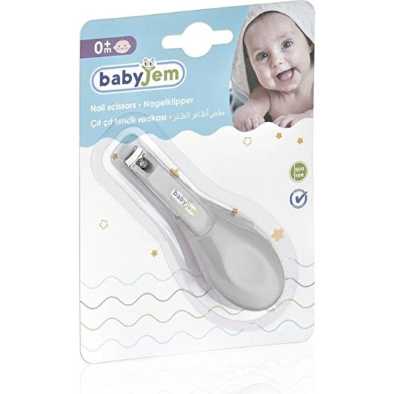Trend Happy Kids Babyjem Bebek Çıtçıt Tırnak Makası 576 Gri - Renkli Bebek Bakım Seti Fiyatı