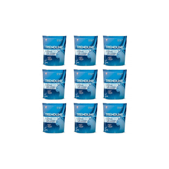 Trendline Kristal Silika Kedi Kumu - 3.6 lt x 9 Adet Evcil Hayvan Ürünleri Fiyatı