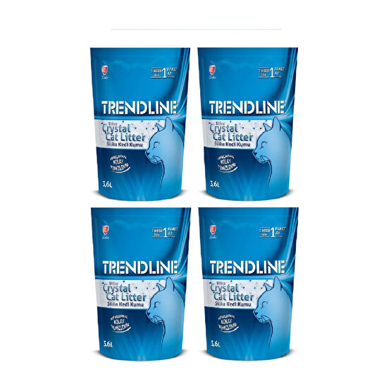 Trendline Tozsuz Silika Kedi Kumu 3.6 Lt 4 Adet Evcil Hayvan Ürünleri Fiyatı