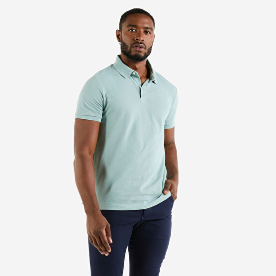 Tribord Erkek Kısa Kollu Polo Tişört - Açık Yeşil - Sailing 100 Erkek T-shirt Fiyatı